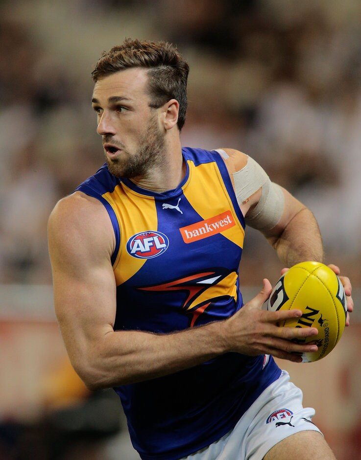 AFL 2014 Rd 10 - Collingwood v West Coast Key defender Eric Mackenzie has won his first John Worsfold Medal as West Coast's best and fairest - ${keywords}